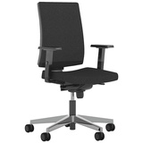 NOWY STYL Bürostuhl, Drehtuhl Schwarz, Aluminium Navigo