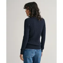 GANT Zopfstrickpullover Blau L