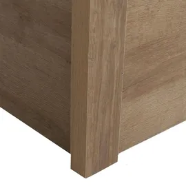 MCW Doppelbett MCW-P43 160 x 200 cm Eiche MDF dunkelgrau