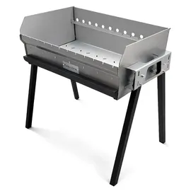 Grillpeter Profi Mangal Altan 70 Schaschlikgrill weiß