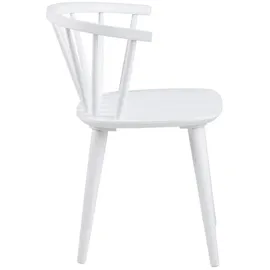 VCM Esszimmerstuhl Ida Holz weiß 2er Set