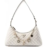 GUESS Everlee Schultertasche 28 cm - Weiß