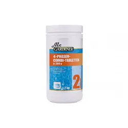 Mr. GARDENER 4 Phasen Combi-Tabletten 1,2 Kg zur Wasserpflege 0507702MG