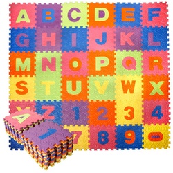 CCLIFE Puzzlematte »Puzzlematte Spielmatte EVA wasserdicht Kinderteppich Spielteppich« bunt
