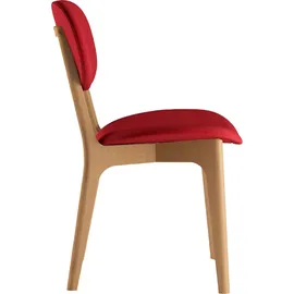 Home Affaire Stuhl COZY Polyester rot