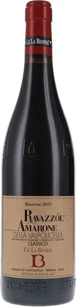 Ravazzol Amarone della Valpolicella Riserva DOCG Ca ́ La Bionda 2013