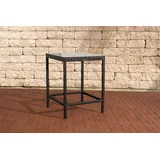 CLP Polyrattan Tisch Alia schwarz