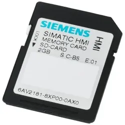 Siemens 6AV21818XP000AX0 SIMATIC HMI SD-Speicherkarte 2 GB, Indoor TIA Portal V11 oder höher