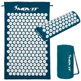 MOVIT Akupressurmatte Movit® Akupressur-Set Akupressurmatte inkl. Kissen (Set, 3 teiliges Set), 75 x 44 x 2,5cm oder 130 x 50 x 2,5cm, Bezug 100% Baumwolle, 10 Farben grün 44,00 cm x 75,00 cm x 2,50 cm