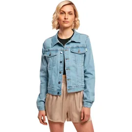 URBAN CLASSICS Organic Jeansjacke Clear Blue Bleached XS