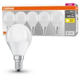 Osram LED-Birne 40W E14 warmweiß 5 St.