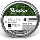 Bradas Gartenschlauch 50 m silber/weiß
