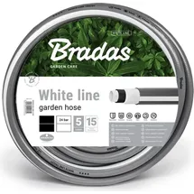 Bradas Gartenschlauch 50 m silber/weiß