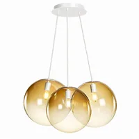 s.luce Orb Cluster 3-flg. 30 cm Rund Gold/Weiß
