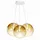 s.luce Orb Cluster 3-flg. 30 cm Rund Gold/Weiß