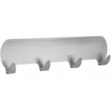 Metaltex Hakenleiste Barette 4 Haken Inox 294520010, Küchengadgets, Silber