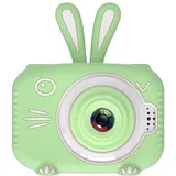 AYUNJIE 20MP Digitalkamera für Kinder Wiederaufladbare Camcorder Kamera mit 2 Zoll Bildschirm, Mini Kamera Spielzeug Geschenk für Kinder (Grün)