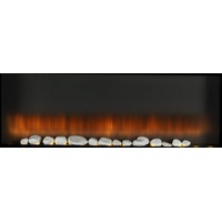 Alpina Elektrokamin mit Feuereffekt - Wandpaneel - 1800-2000 Watt - Fernbedienung