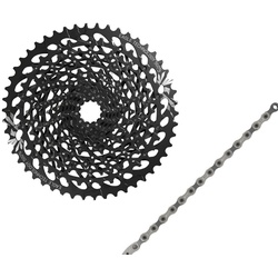 VERSCHLEISS SET SRAM XG-1275 GX Eagle Kassette Full Pin 10-50 Zähne s