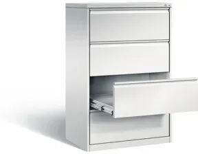 C+P Karteischrank Acurado, H1357xB787xT590mm, Front Lichtgrau, Korpus Lichtgrau (12934-322)