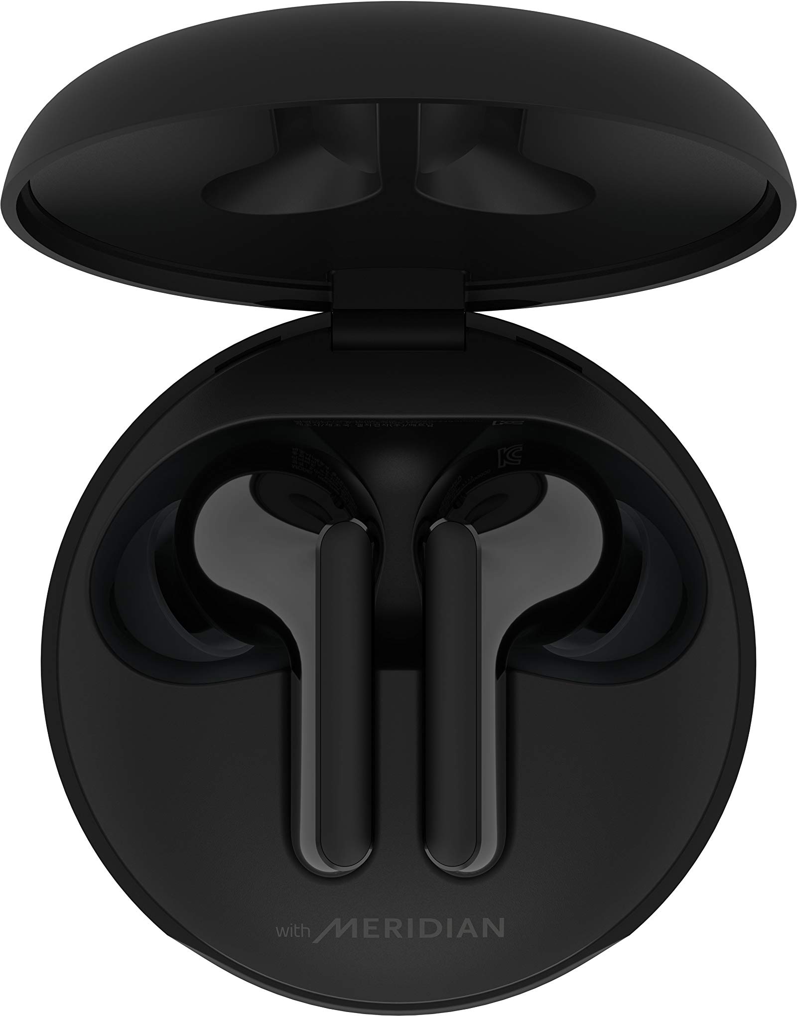 LG TONE Free FN4 Earbuds, Kabellose Bluetooth In-Ear Kopfhörer mit hypoallergenen Ohrstücken medizinischer Qualität, Schwarz