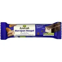 Alnatura Bio Marzipan-Nougat-Riegel, Zartbitter (1 x 40 g)