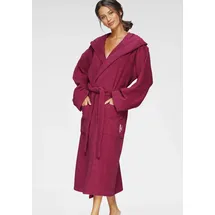 Bruno Banani Unisex-Bademantel BRUNO BANANI "Robby, ideal für Sauna & Spa, Standardlänge & Überlänge" Gr. S, lila (beere), L:120cm, Walkfrottee, Hausmäntel, Damen & Herren Bademäntel, Baumwolle, mit Taschen, Sauna, XS-3XL, Topseller