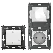 Legrand N4501C Gateway + Steckdose Weiß