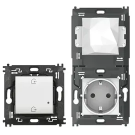 Legrand N4501C Gateway + Steckdose Weiß