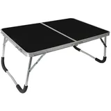 SDdPulse Tragbarer, faltbarer Laptop-Schreibtisch mit Stauraum – Mini-Betttisch zum Schreiben, Studieren, Essen, Camping – Vielseitiger Stehtisch mit Gummifüßen
