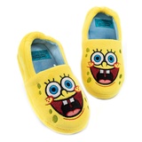 SPONGEBOB SQUAREPANTS Herren Hausschuhe Erwachsene Elastizierte Hausschieber - 47 EU