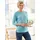 Casual Looks WITT WEIDEN 3/4-Arm-Shirt in ozean-ecru-gemustert | Gr.: 42,