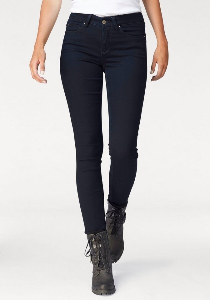 MAC Skinny-fit-Jeans Dream Skinny Hochelastische Qualität sorgt für den perfekten Sitz blau 44
