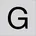 Buchstabe G 99224 003 G