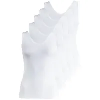 SCHÖLLER Baumwolle Supergekämmt Achselhemd 5er Pack - 52 |