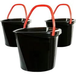 2er Set Putzeimer 10 Liter Wassereimer mit Messskala