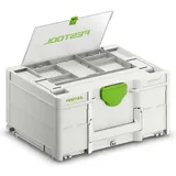 Festool Systainer3 DF M 187, leer, grau, 39,60 x 29,60 x 18,70 cm