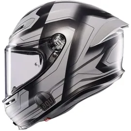 AGV K6 S Ultrasonic Integralhelm - Matt Schwarz/Hellgrau / XS