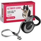 Kong Ultimate Einziehbare Leine Grau XL, ca70kg Hund - grau