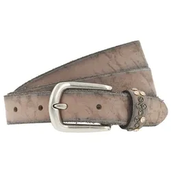 b.belt Gürtel Leder creme 95 cm