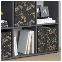 Vicco Raumteiler Nove 104 x 29 x 108 cm Schwarz