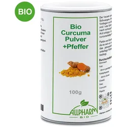Bio Curcuma mit Pfeffer Pulver