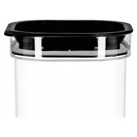 PLAST TEAM Vertriebs GmbH Trockenvorratsdose Hamburg 0,6 l 1-tlg. schwarz