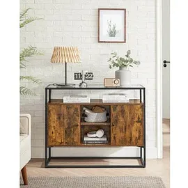 VASAGLE Sideboard, LSC014B01 braun 100,0 x 35,0 x 80,5 cm