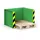RR Industrietechnik Paletten Stapel Station RPS-05 BxTxH 1020x945x740 mm, gelbgrün