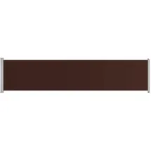vidaXL Ausziehbare Seitenmarkise 140 x 600 cm braun 313374