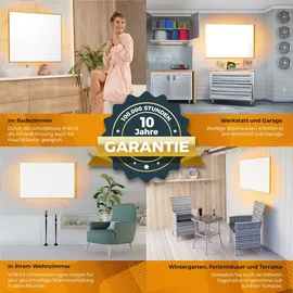 veska Infrarotheizung inkl. Thermostat APP-Funktion Wifi Fernbedienung Timer - 450W