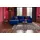 Home Affaire Ecksofa HOME AFFAIRE "Renesse L-Form", blau, B:234cm H:90cm T:160cm, Samtvelours 100% Polyester;Luxus-Microfaser ALTARA NUBUCK (100% Polyester), Sofas, Ecksofa, lose Kissen, Keder an Sitzkissen