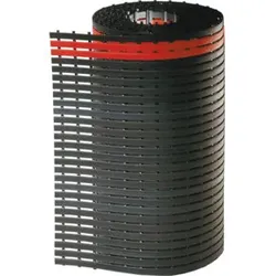 Kappes Bodenmatte ErgoPlusB800 mm x 10 m schwarz mit rotem Sicherheitsstreifen