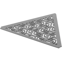 TI-SHELF Dreieckige Ablage Aluminium betongrau PENTA